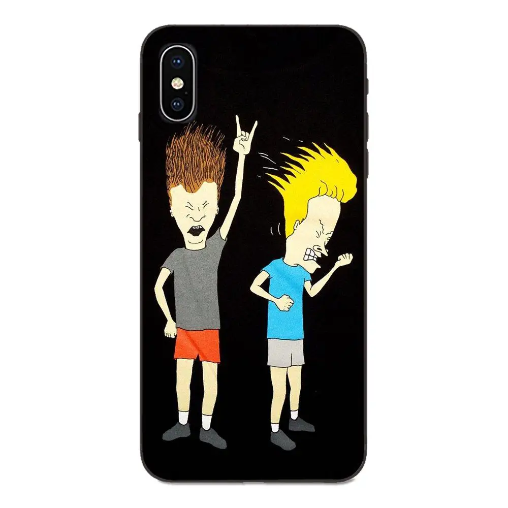 Мягкие чехлы для телефонов Galaxy A8 A9 Star Note 4 8 9 10 S3 S4 S5 S6 S7 S8 S9 S10 Edge Lite Plus Pro G313 Beavis и Butthead