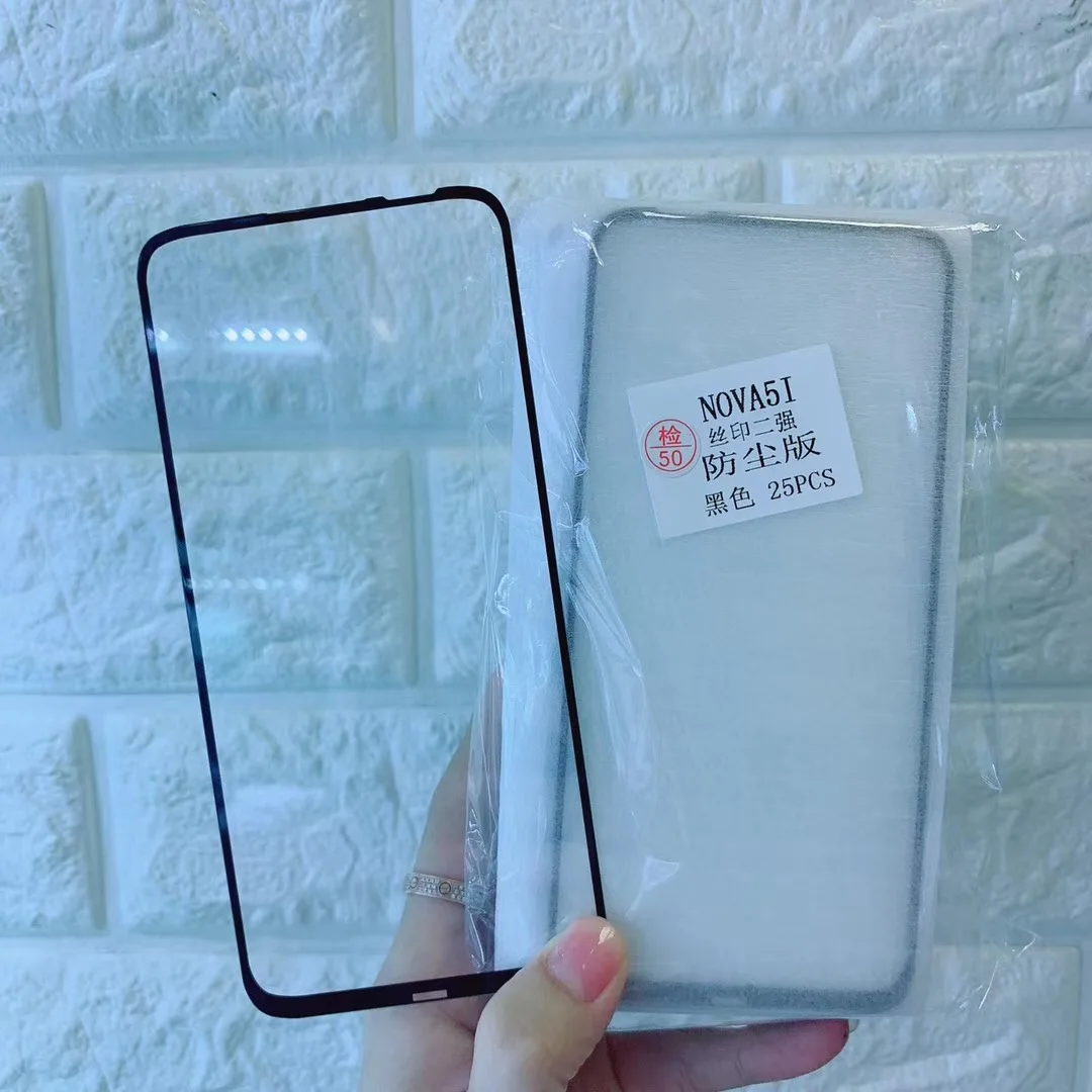 50 шт. закаленное стекло с полным покрытием для Huawei P20 Pro P30 Lite Nova 5 5i Honor 9X 20 Y6 Y7 Y9 2019 |