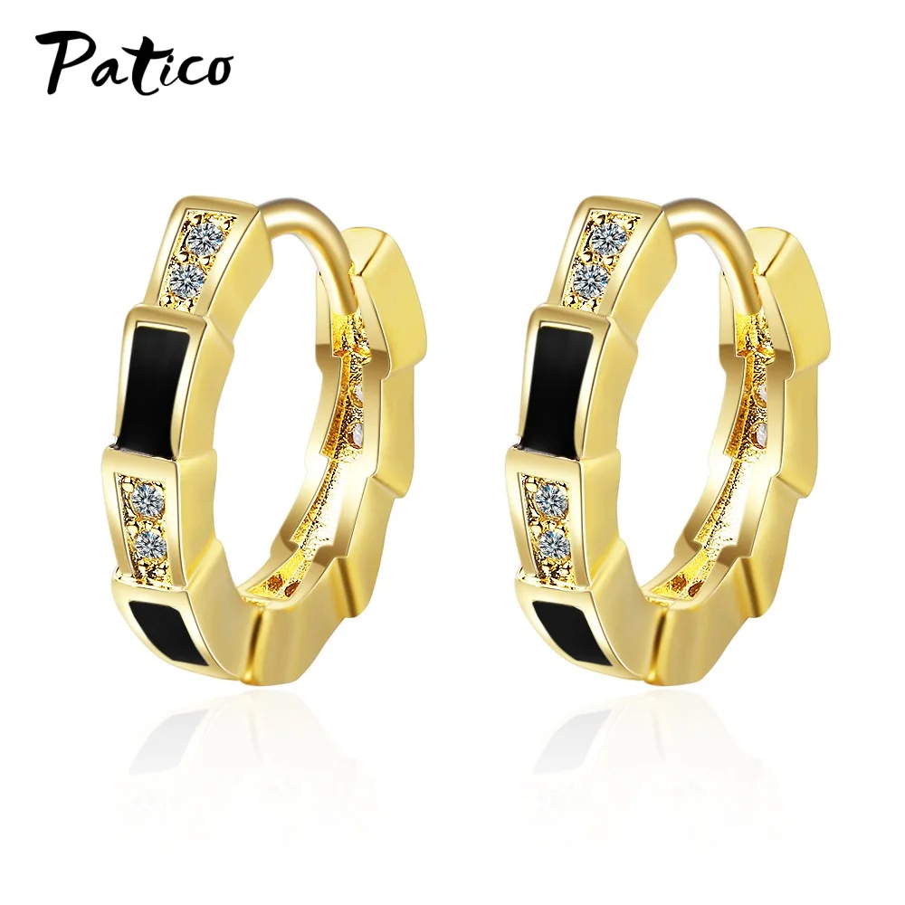 

European Fashion Round Earrings for Women Authentic 925 Sterling Silver Hoop Earrings Fine Jewelry Wedding Gift