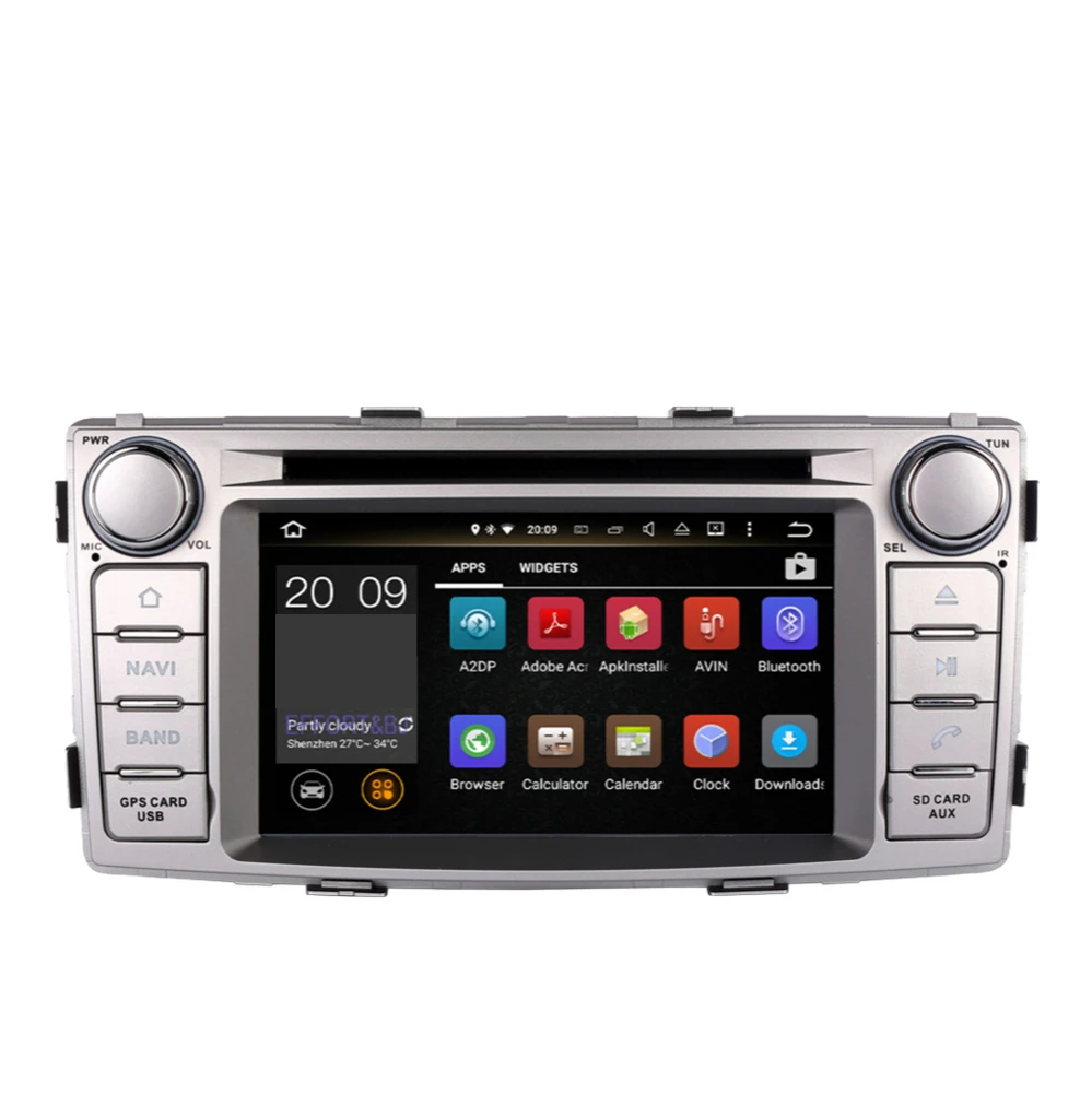 Автомобильный GPS-навигатор для Toyota Hilux 2012 2013 2014 2015 Android 10 0 автомобильное радио