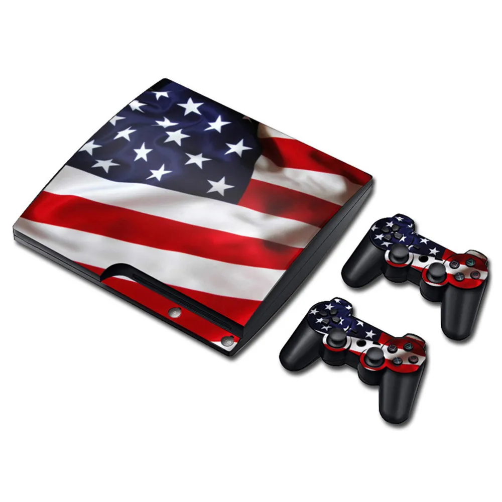 Горячие игровые консоли и контроллеры наклейка для Sony PS3 тонкий обертывание