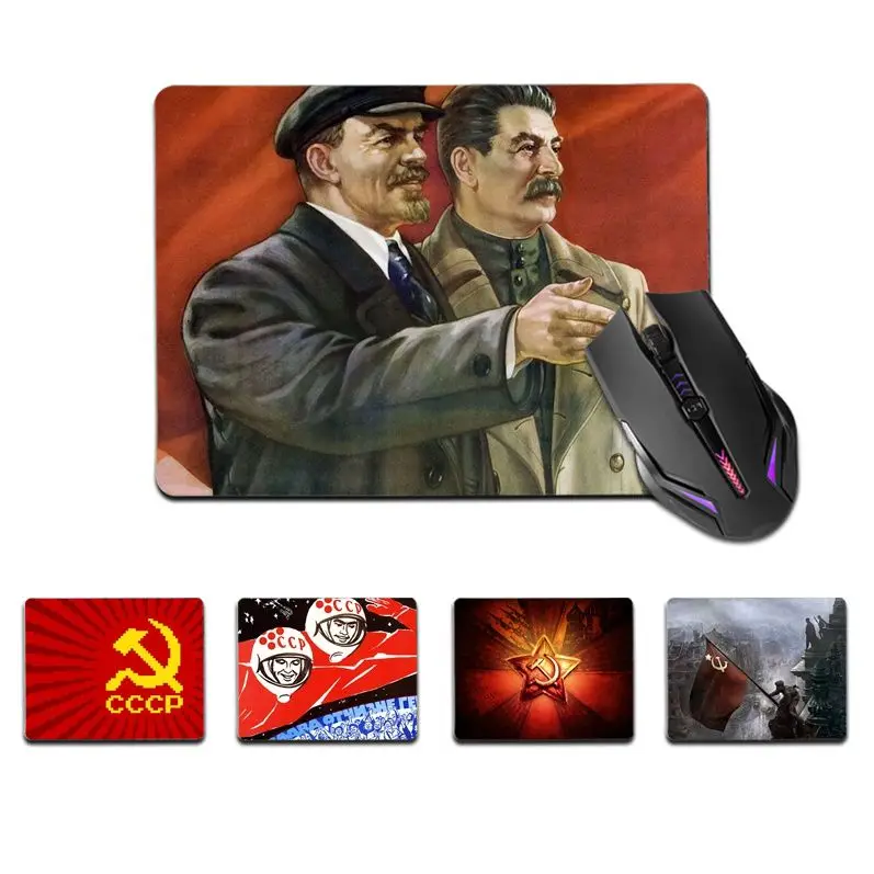 

FHNBLJ Top Quality Soviet Union USSR Gamer Speed Mice Retail Small Rubber Mousepad Top Selling Wholesale Gaming Pad mouse