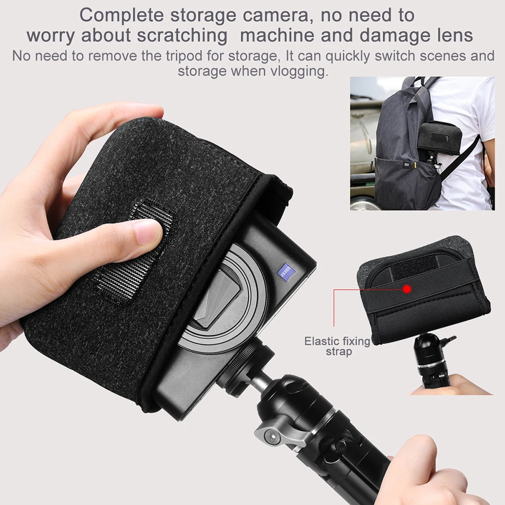 UURig R014 Универсальная Портативная сумка для хранения водонепроницаемая G7X MARK III SONY