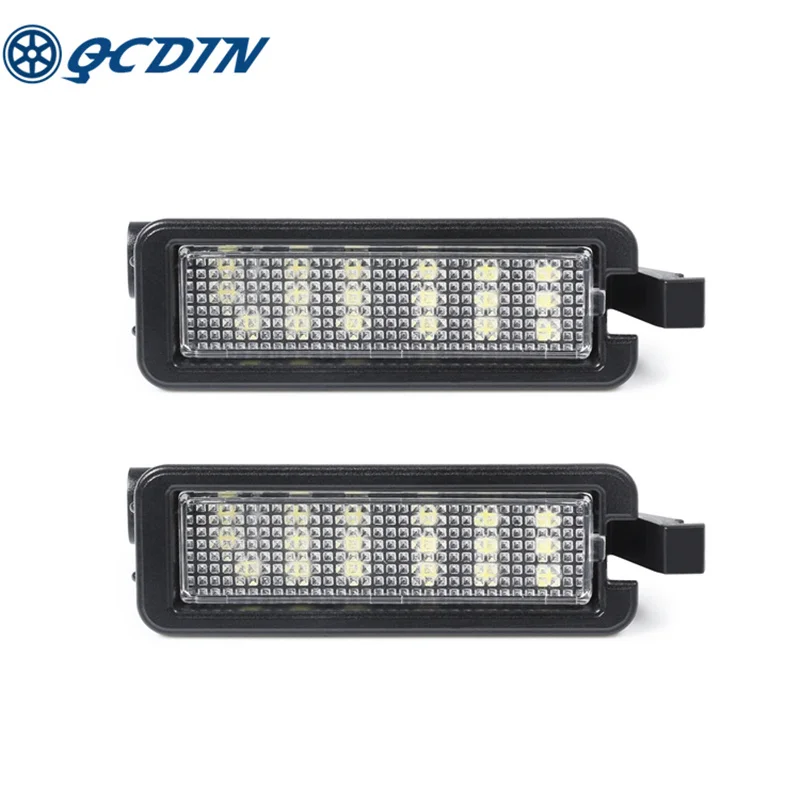 

QCDIN License Plate Light 1Pcs For Dodge Challenger Charger 300 12V 6000K Car License Plate Lamp Signal Lamp Auto Parts