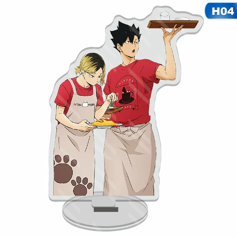

Anime Haikyuu!! Volleyball Teen Acrylic Stand Figure Model Plate Holder Desk Decor Ornaments