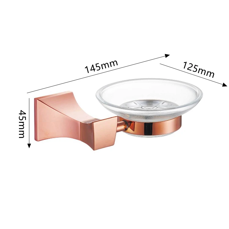 Медная стойка для полотенец в европейском стиле розового золота держатель мыла