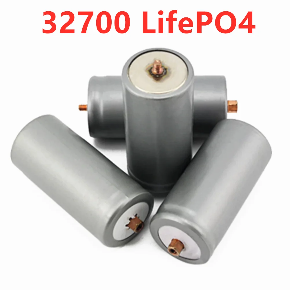 6 PCS 3.2V 9000mah 32700 LiFePO4 Battery Rechargeable for Electric Bike Pack with Screw | Электроника