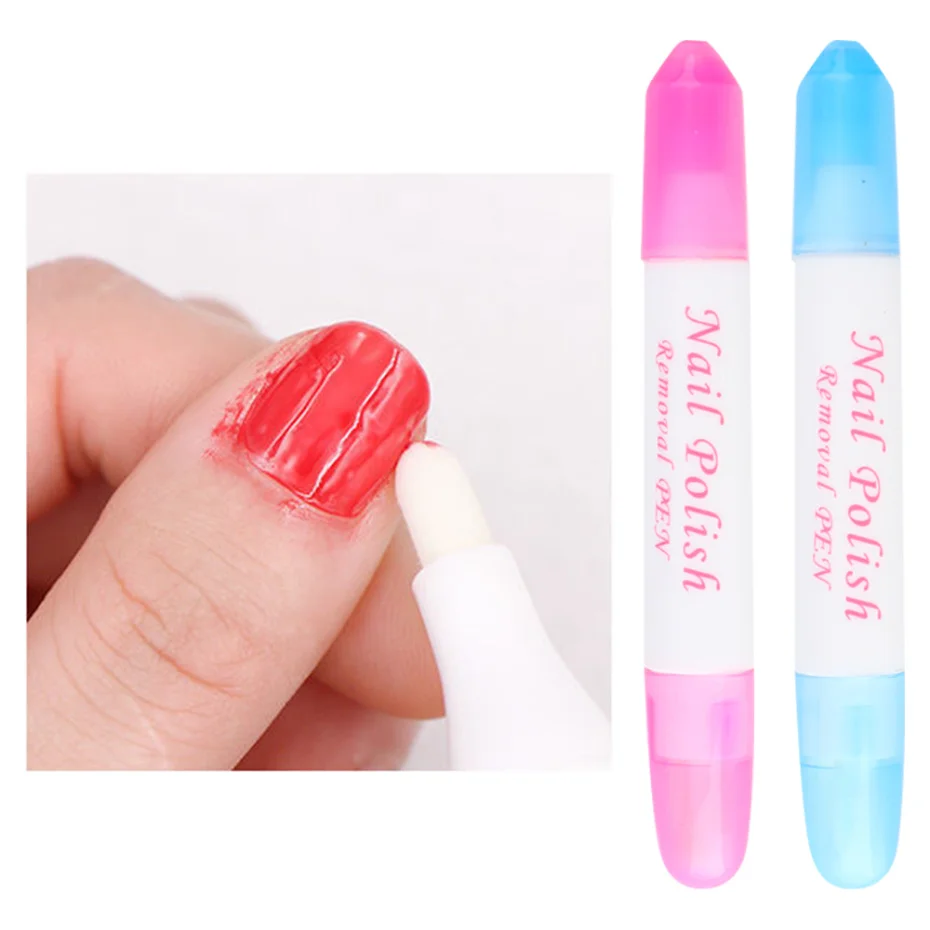 

1pcs Random Nail Cleaning Pen Use With Gel Nail Polish Gellak Remover Degreaser Manicure Tools LA1894