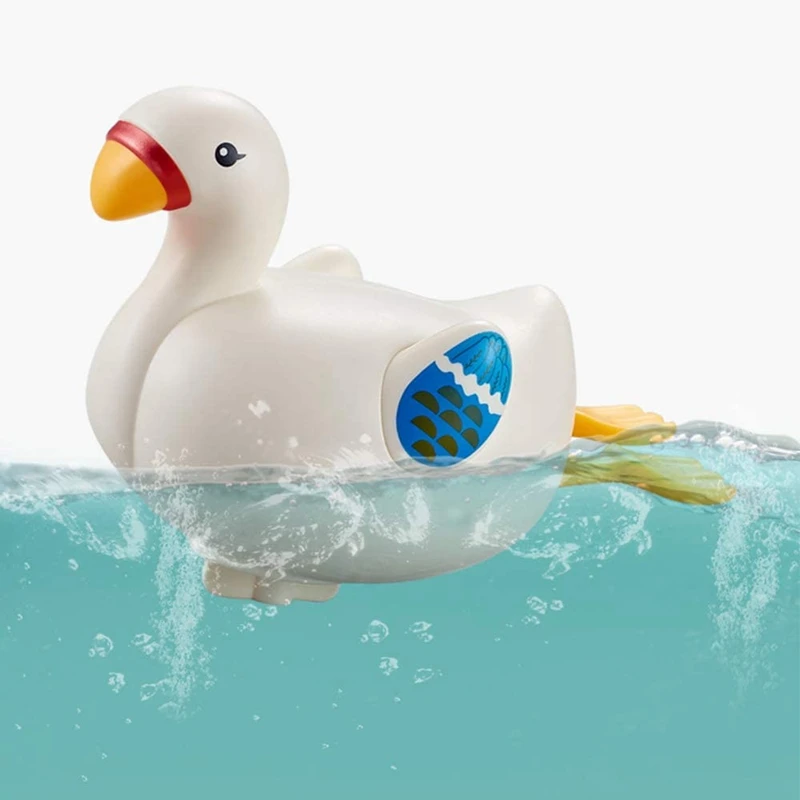 

Cute Cartoon Little Swan Bath Toy Baby Bath Toys Floating Toddler Bath Toys Wind Up Bath Toys for over 18 Months Baby