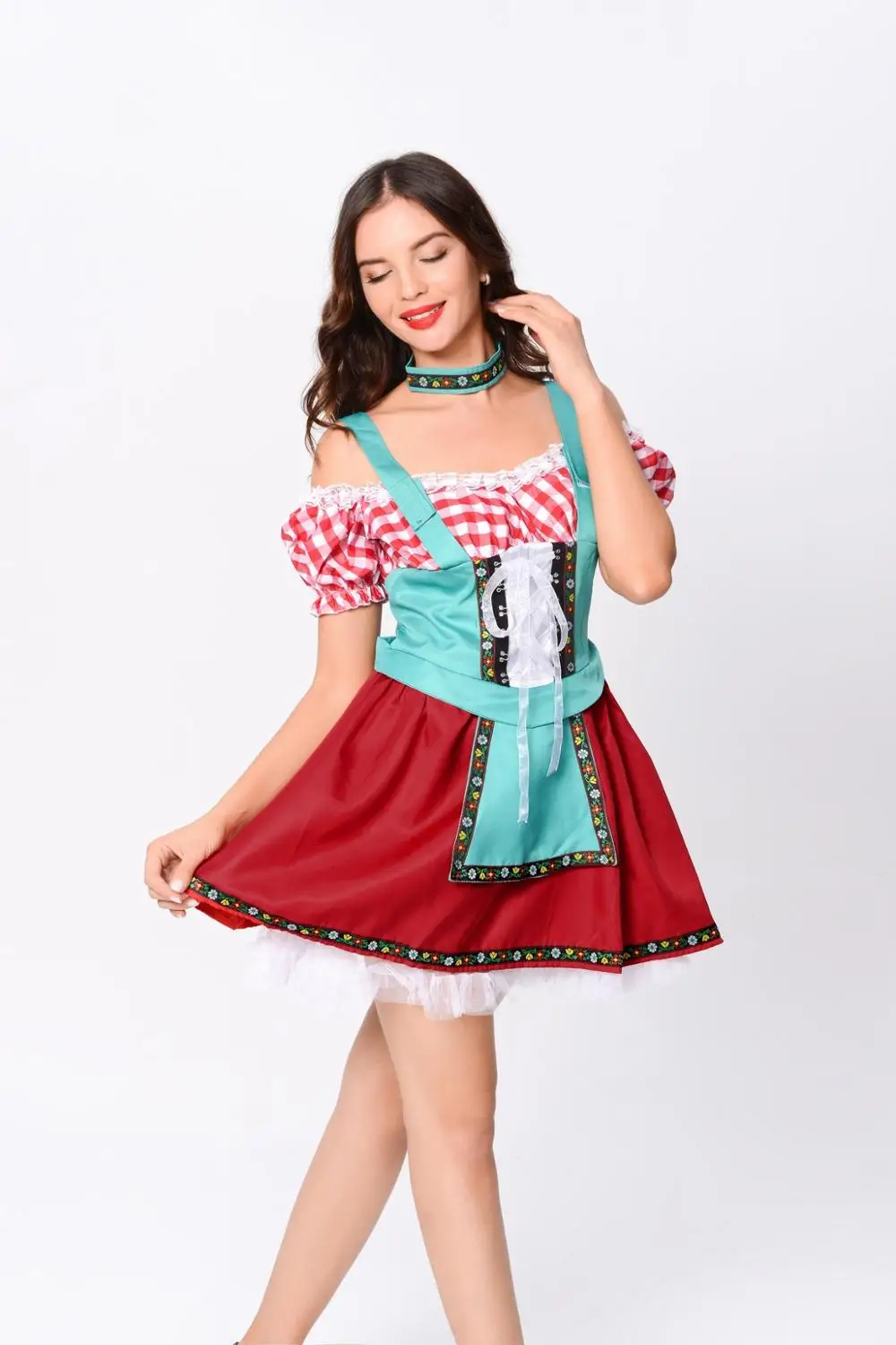 Женский костюм на Октоберфест COLDKER немецкие костюмы Lederhosen для немецкого