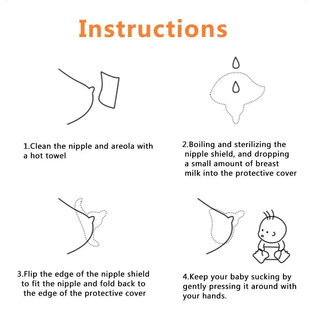 Пищевая силиконовая соска Защитная крышка защита полная прокладка для груди