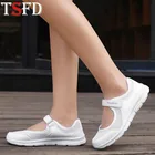 Женские спортивные кроссовки, дышащие легкие, модные кроссовки для бега, 2021