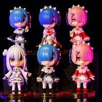 life in a different world from zero kawaii figurine rem ram anime action figure beautiful dolls car ornaments toys