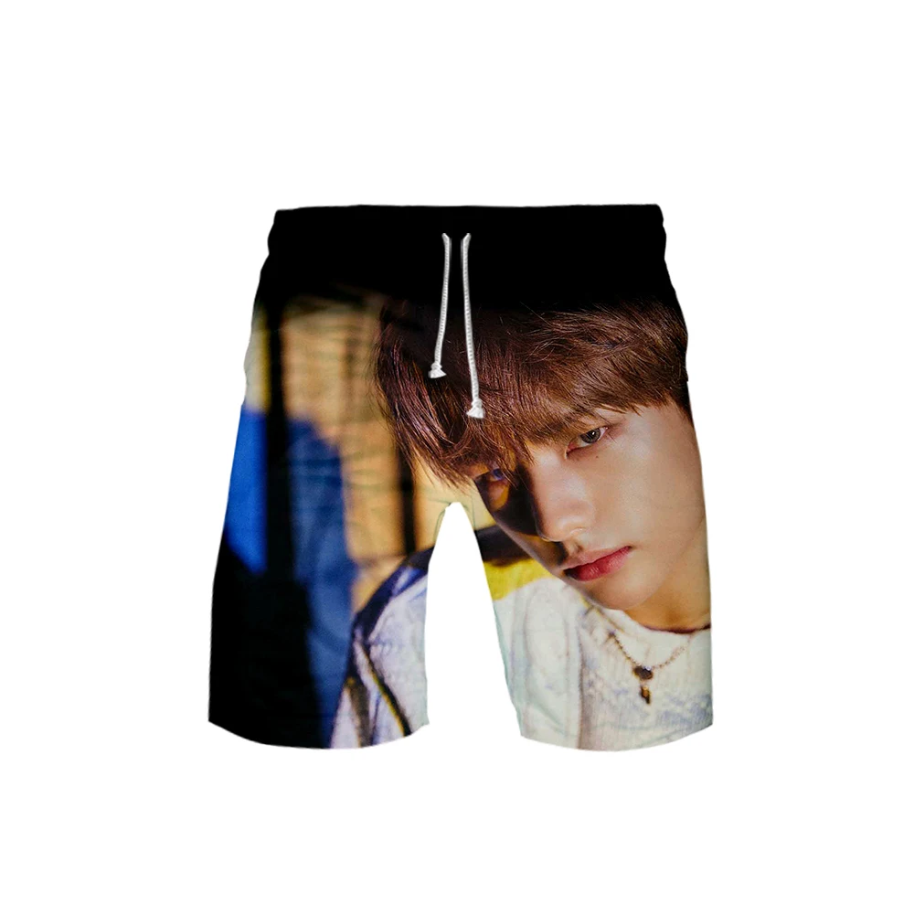 Stray Kids Yellow Wood Soul album Style summer men fashion Leisure trend shorts 2019 New Kpop popular casual | Мужская одежда