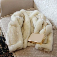 mewe new style high end fashion women faux fur coat 19s103