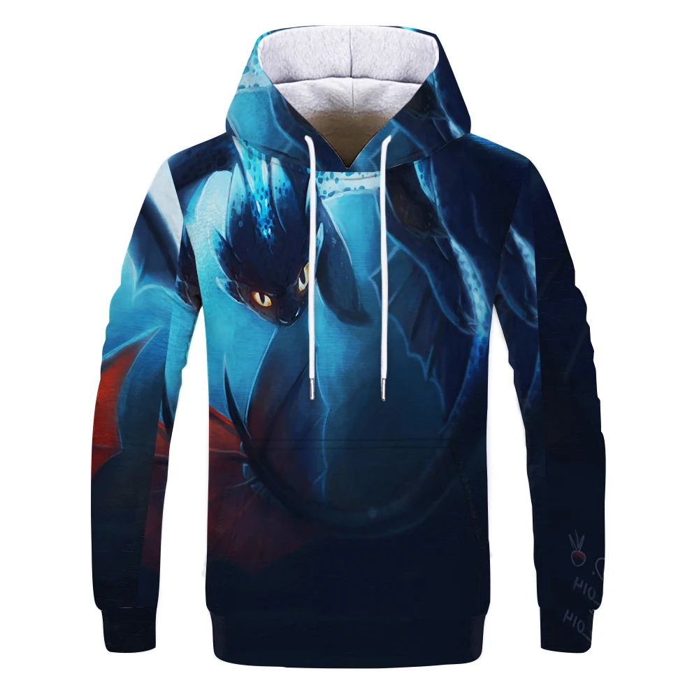 Мужская толстовка с длинным рукавом Повседневная Толстовка в стиле Харадзюку С 3D