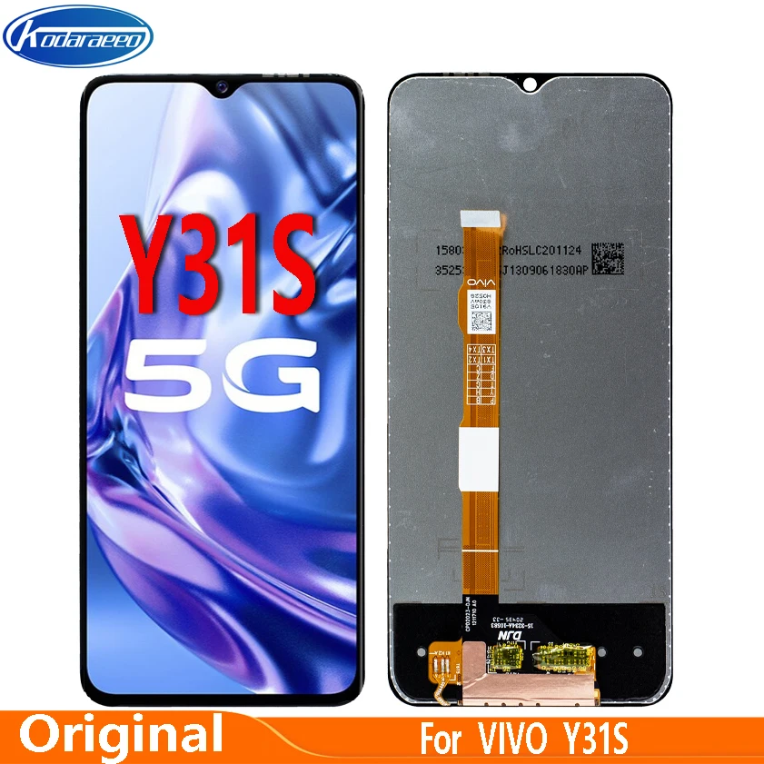 

Original LCD Replace 6.58" For VIVO Y31S 5G V2054A LCD Touch Digitizer Screen Panel Assembly