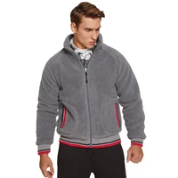 mens sweatshirt loose lamb wool coat large size cardigan cashmere sweatshirts warm hoodies mens coat autumn and winter