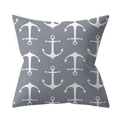 FUNBAKY 45*45 см серебристо-серая квадратная наволочка в геометрическую полоску, домашние наволочки, декоративные подушки, Наволочки, наволочка - Цвет: 12