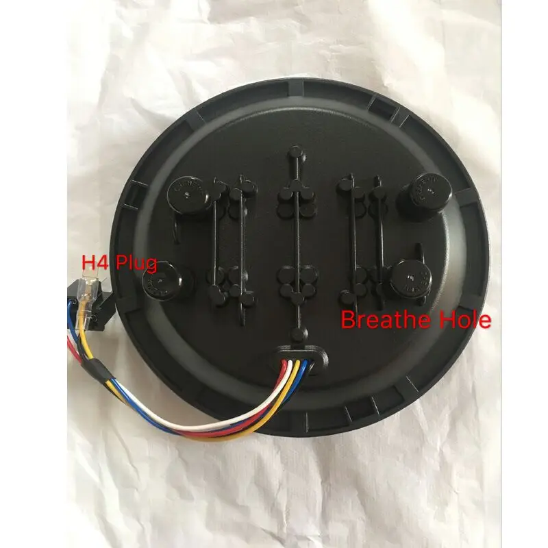 

7" 80W Round LED Headlight with Hi-Lo Beam DRL Amber Signal Driving Light for Jeep Wrangler Jk TJ Hummer H1 H2