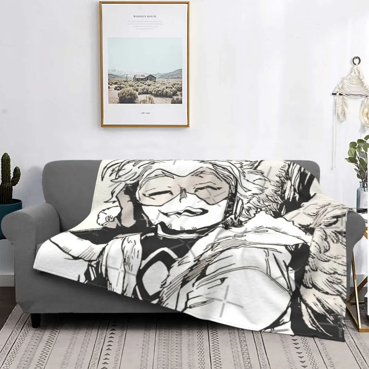 

Bnha-manta suave de Hawks, для cama colcha