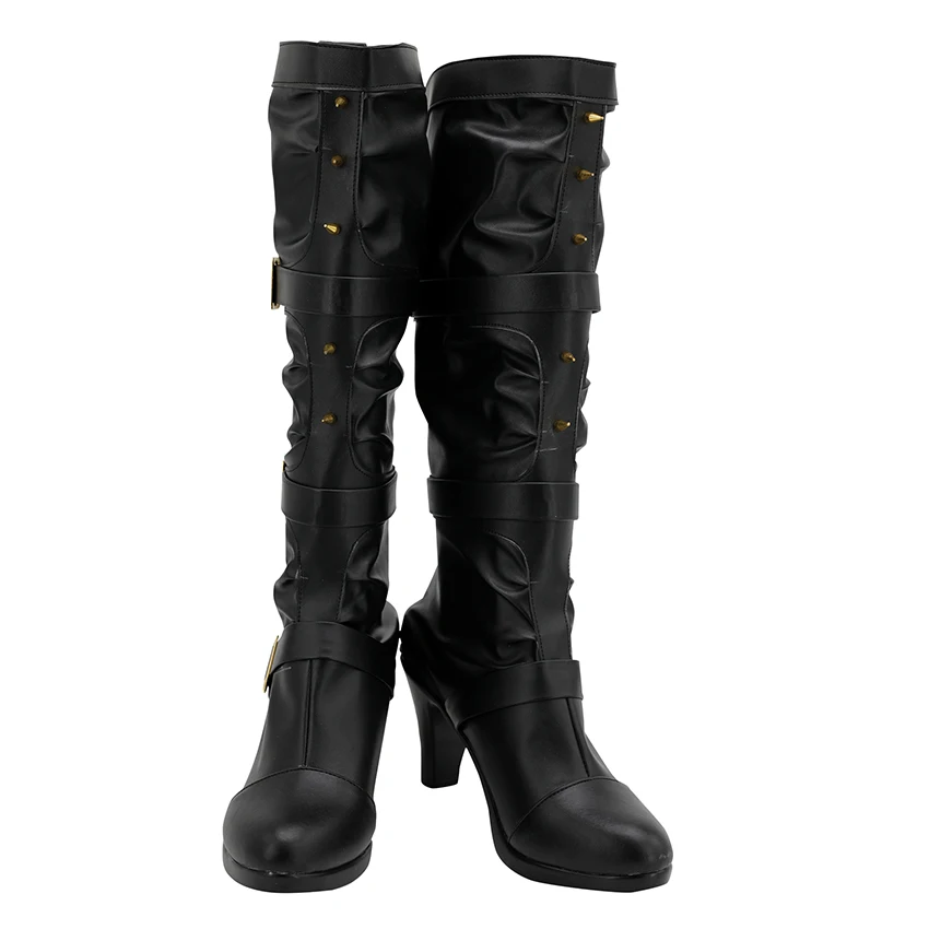 

Danganronpa V3: Killing Harmony Miu Iruma Cosplay Shoes Anime High heels thigh boot Rivet Tall canister boots