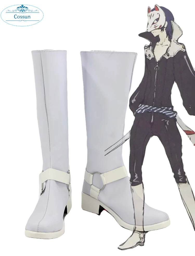 

Обувь для косплея Persona 5 Yusuke Kitagawa, сапоги на заказ для взрослых