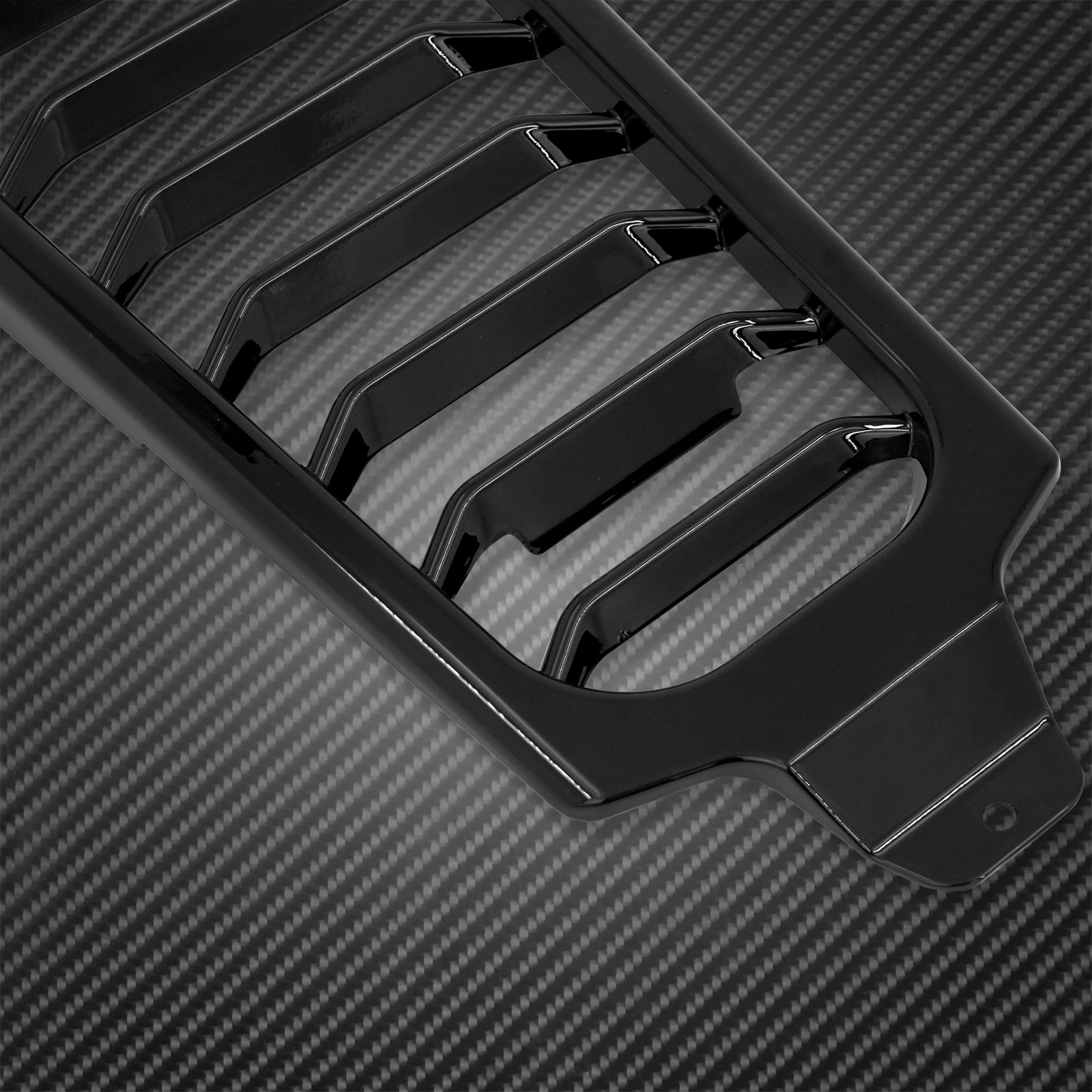 Мотоцикл передний подбородок обтекатель спойлер рамка Крышка глянцевый черный