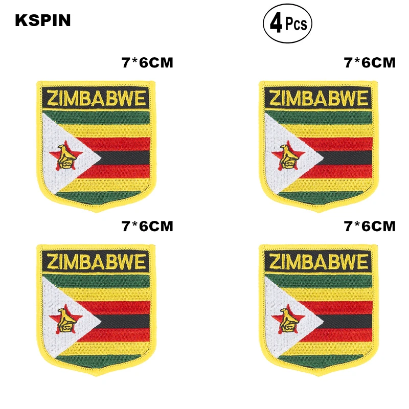 Того Shiled форма флаг нашивки с национальным флагом для одежды DIY украшения PT0051-S |