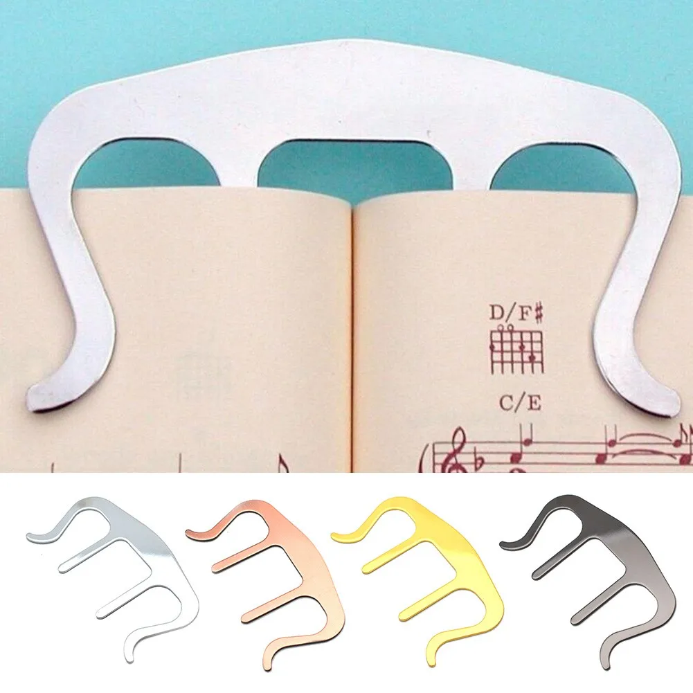 Pianos Stands Song Book Page Holder Clip Music Note Sheet Metal For Music Book Speech Draft Cooking Recipe Magazines Newspapers