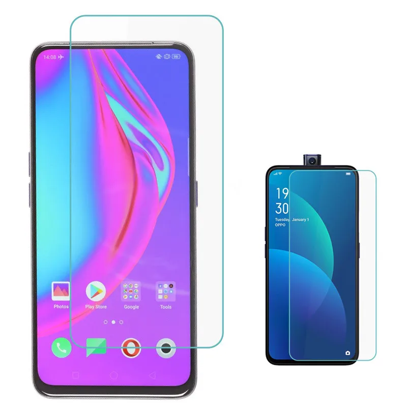 Защитное стекло для экрана Oppo F11 Pro Realme C2 закаленное Защитная пленка C1 2019 9H oppo