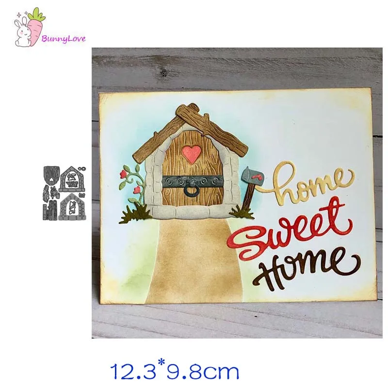 

Металлические Вырубные штампы Sweet house, вырезанные формы для украшения, скрапбукинга, тиснения, бумаги, рукоделия, формы, перфоратор, трафарет...