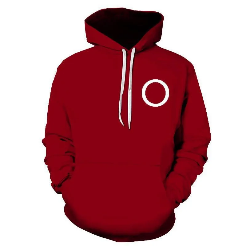 

Squid Game Round 3D Hoodies Sweatshirts Six Men Women Streetwear Hip Hop Hooded Autumn Newest Unisex Casual Pullovers Sportswear