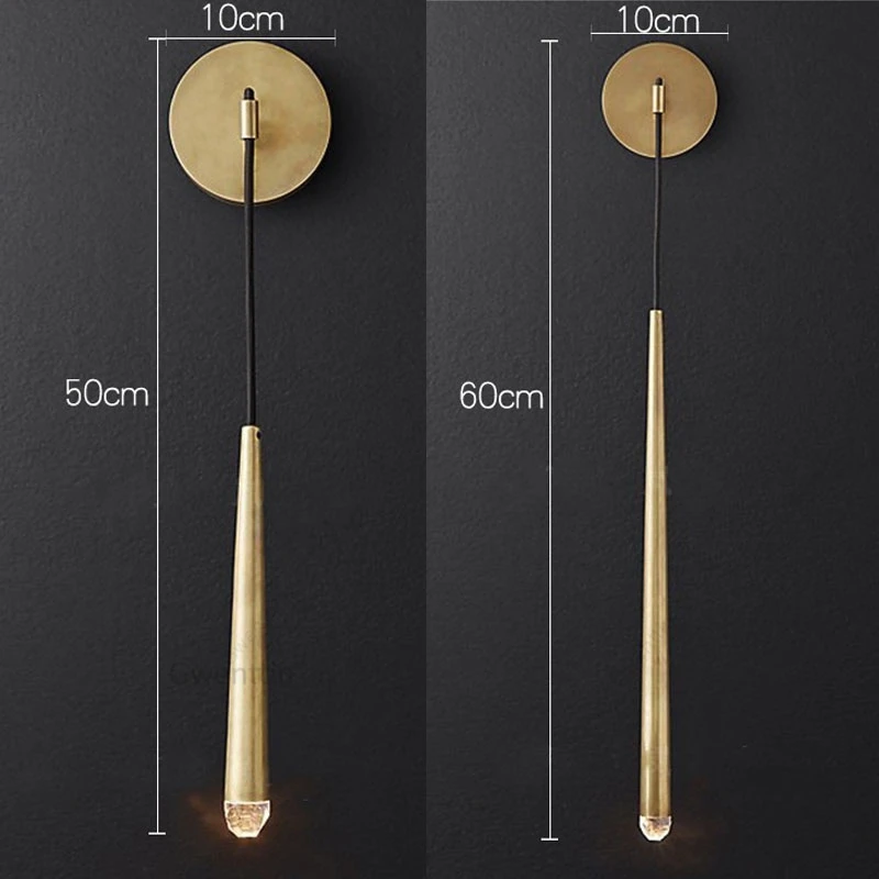 Роскошные золотые настенные бра светильники Современная хрустальная настенная