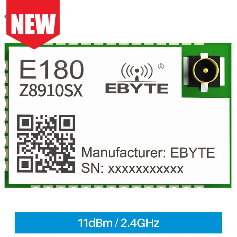 

NXP JN5189 ZigBee3.0 Wireless Transceiver and Receiver Soc Module E180-Z8910SX IPEX IoT 11dBm 500m Touch Link Self-Healing DIY