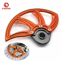 orange motorcycle front brake disc rotor guard cover protector fit for sx sxf xc xcf exc exc f 125 200 250 300 350 450 530
