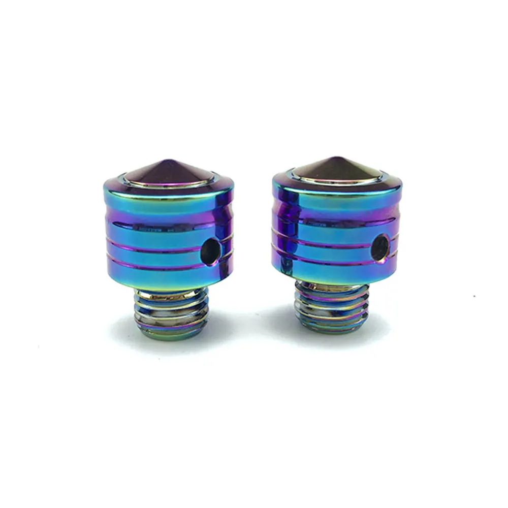 

2 шт. Универсальный мотоциклетный заглушка для зеркала заднего вида цветной декоративный винт M8 положительный и отрицательный зеркальный в...