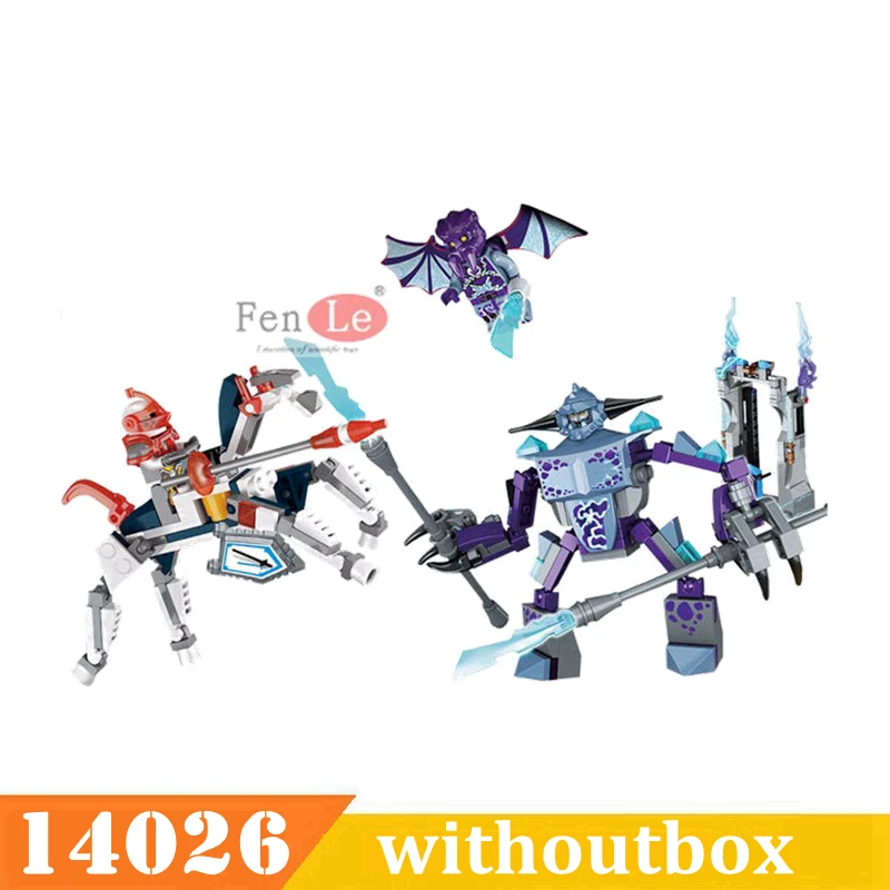 without box Совместимые строительные блоки кирпичи 70315 Nexus Глиняное лезвие Jestro глиняный строительный блок Scurrier замок Knighton игрушки - Цвет: without box