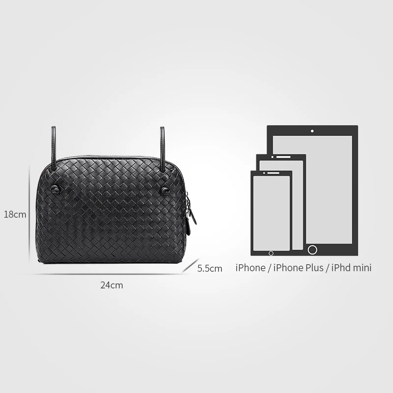 2021 new leather womens shoulder bag luxury brand fashion woven bag simple shell bag high quality messenger bag 100 sheepskin free global shipping