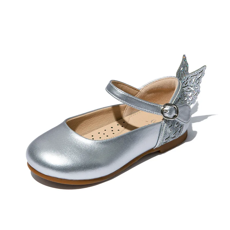 Весна 2020 детская обувь с бабочками принцессы на плоской подошве для маленьких