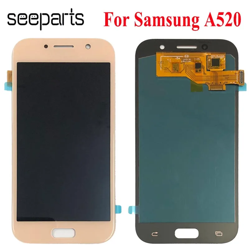 5 2 &quotдля SAMSUNG GALAXY A5 2017 LCD A520 A520F SM дисплей кодирующий преобразователь сенсорного