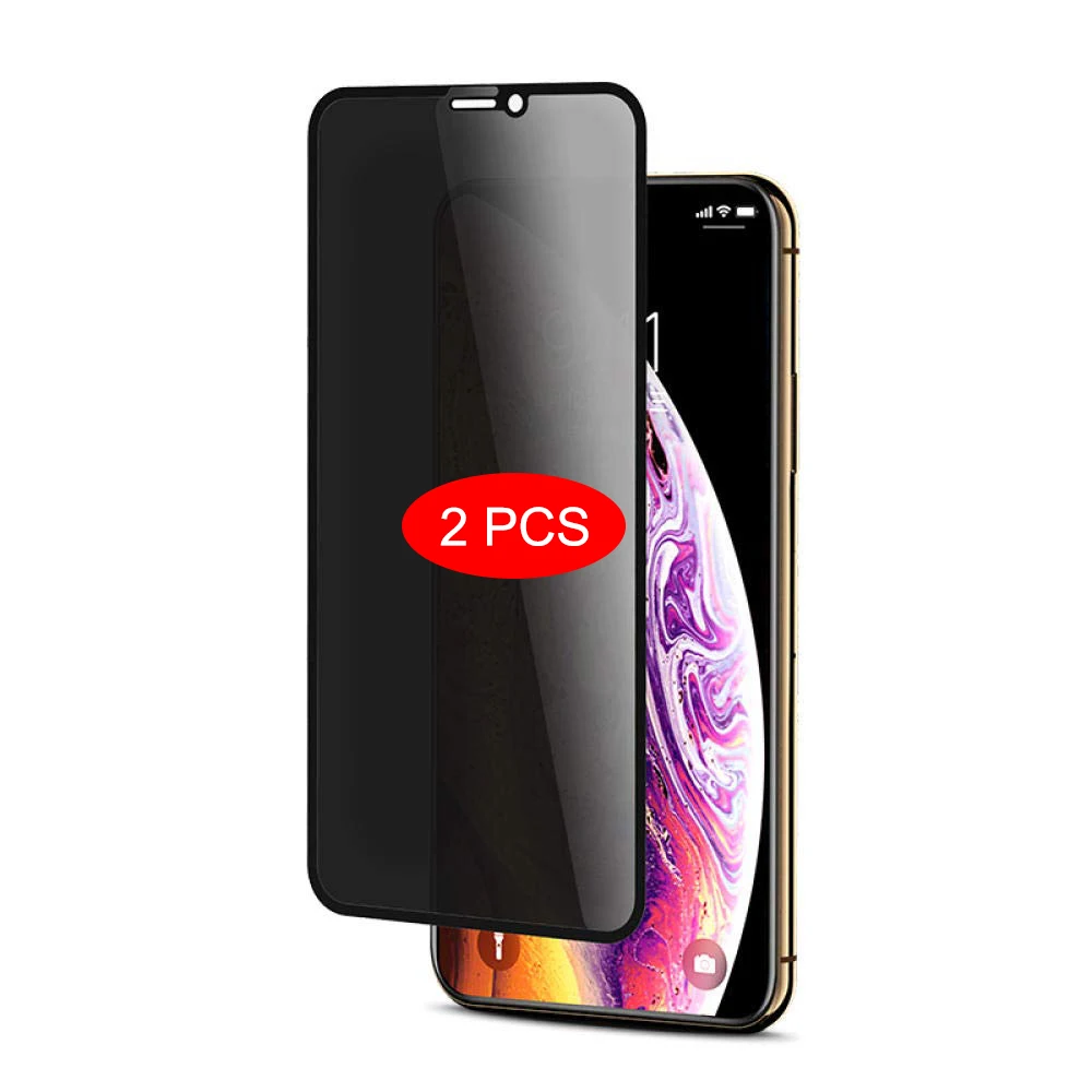 Защитное стекло закаленное для iPhone 13 Pro Max 11 XR XS 12 Mini 8 7 Plus | Мобильные телефоны и