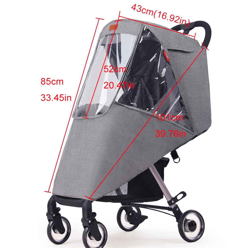 

High Quality Pushchairs Universal Waterproof Rain Cover Wind Dust Shield Full Cover Accessories Shade Baby For Stroller Raincoat