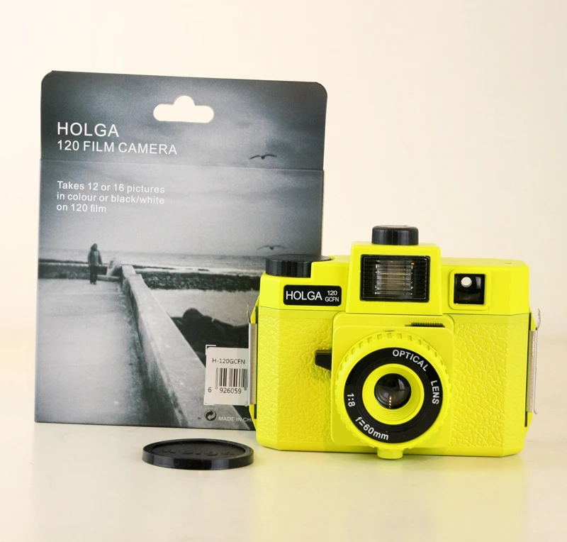 Yellow Holga 120 GCFN/GCFN с 120 среднего формата пленочная камера черный Ломо бренд - Цвет: Yellow