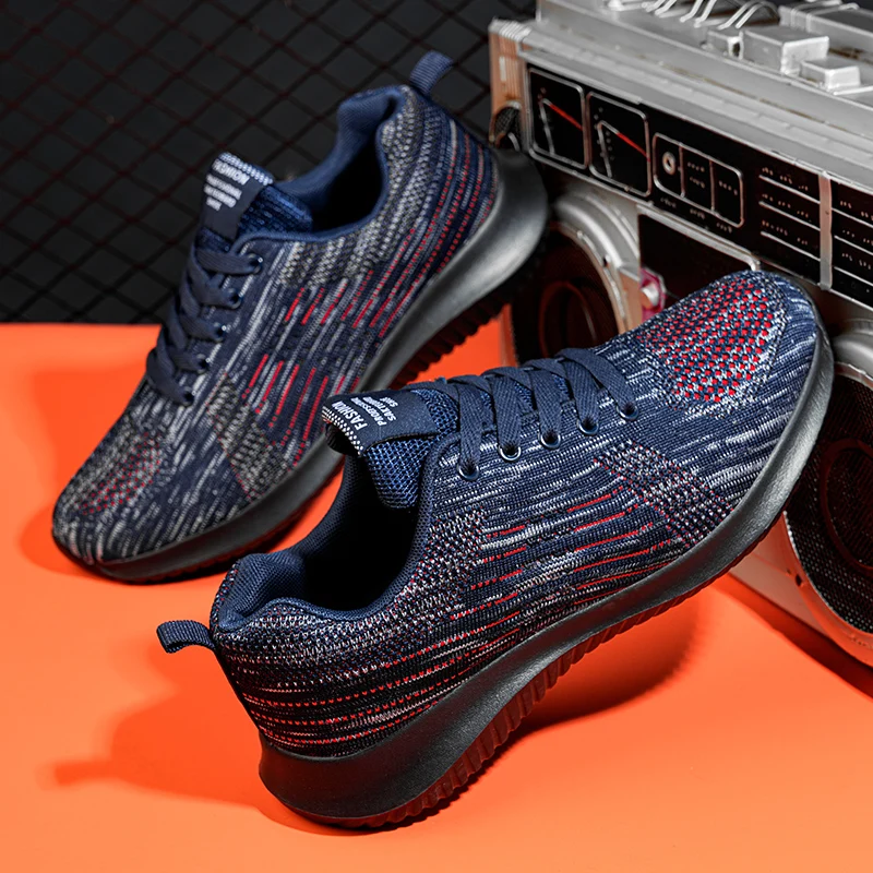 

Men Casual Shoes New Running Shoes Men Breathable Sport Shoes Men Walking Trainers Casual Sneakers Plus Size