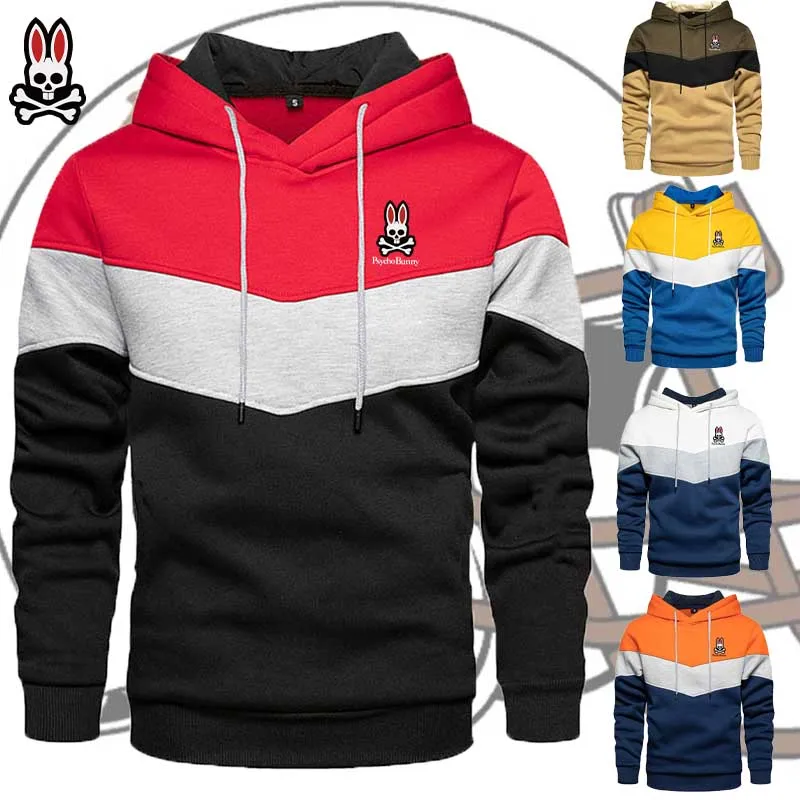 

2021 Winter Thickened Premium Brand Men's Hoodie Printed Patchwork 2021 Autumn Winter Hip Hop Street Dress Hoodie