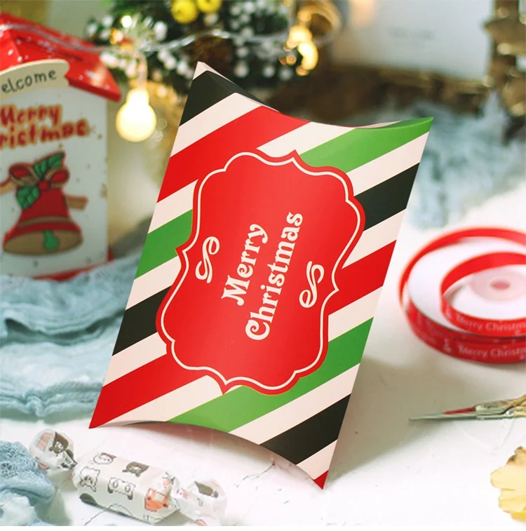 Рождественская Подарочная коробка FENGRISE, Рождественский Декор для дома,, Navidad, Рождественское украшение, рождественские вечерние украшения, счастливый год