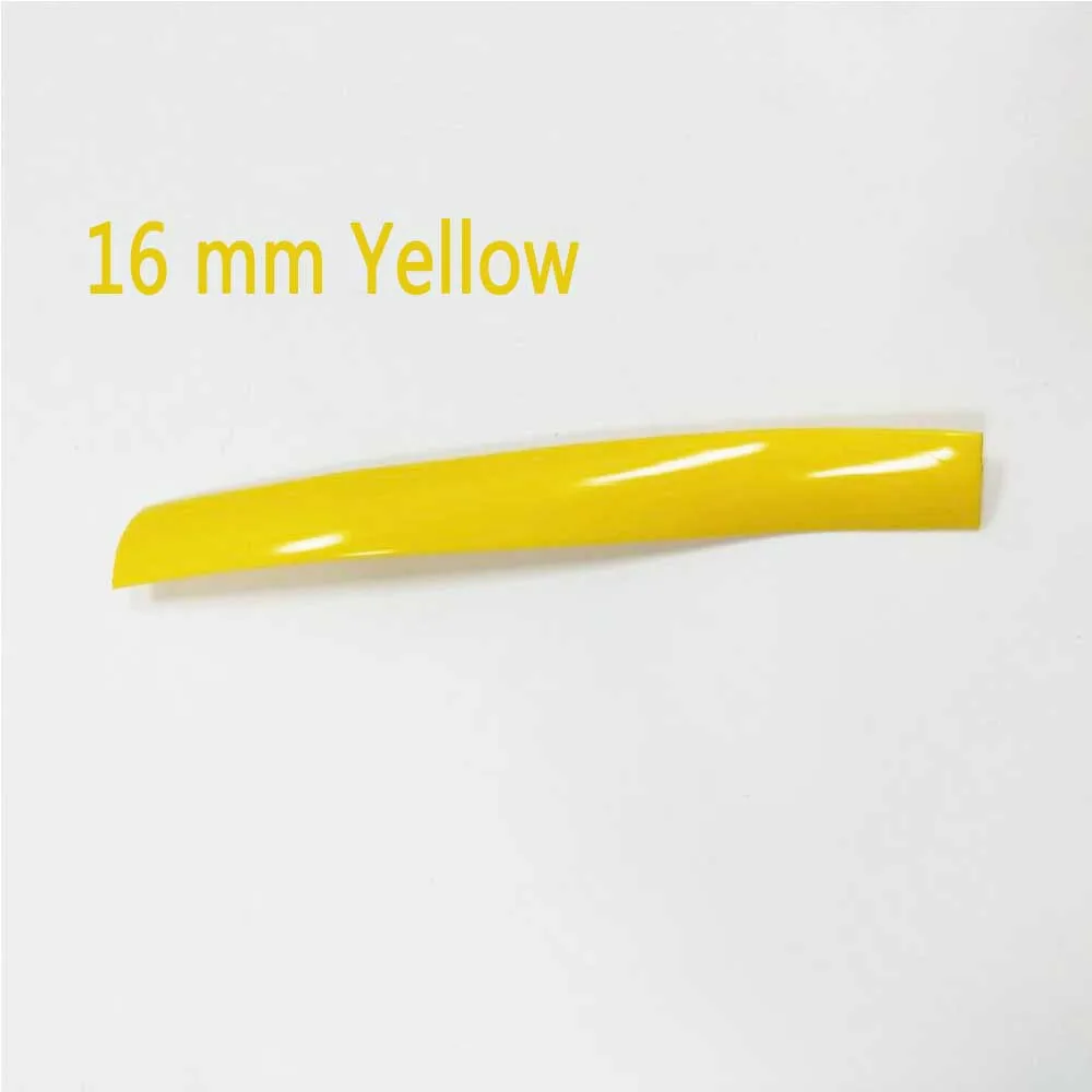 16mm yellow 32,8фт 10 м длина 16 мм/19 мм ширина Пластиковые Т-образные формы для аркадных игр MAME машина шкаф хром/черный - Цвет: 16mm yellow