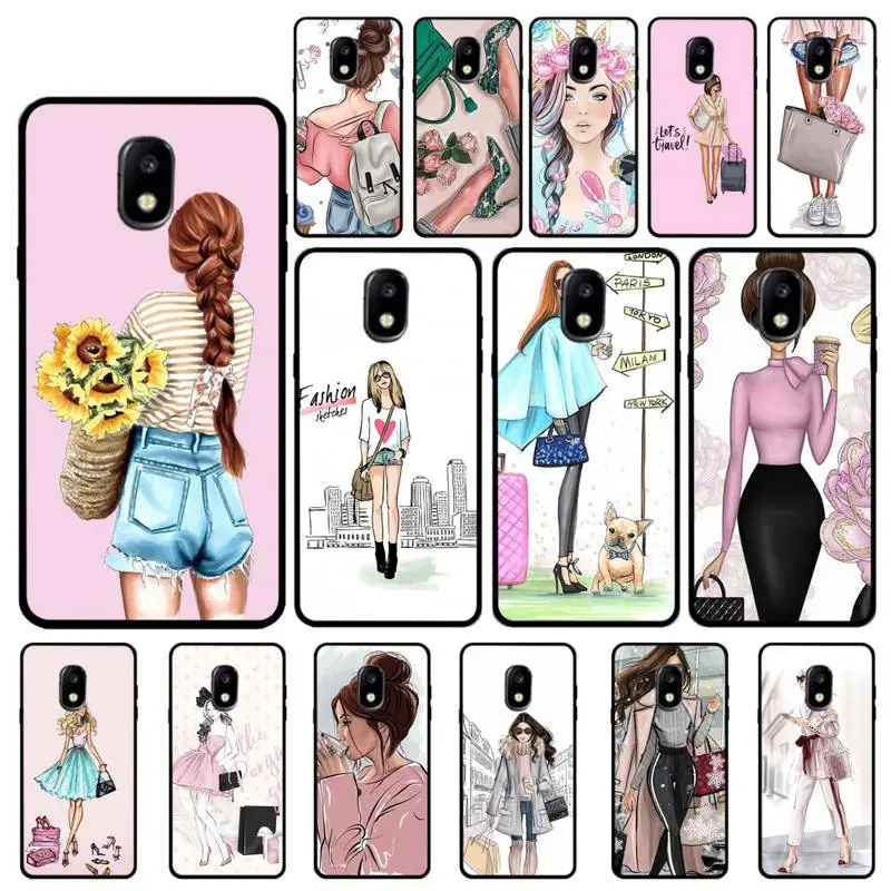 Motirunner модная одежда для девочек сезонная покупок чехол телефона Samsung Galaxy J7 J6 J6PLUS J8