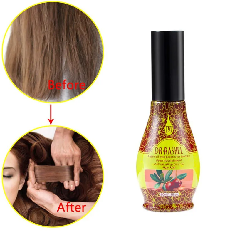 Natural Hair Keratin Moroccan Pure Argan Oil Essential Frizzy Dry Repair Care Scalp Anti-hair loss | Красота и здоровье
